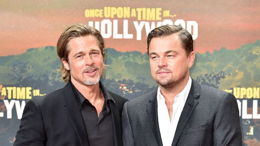 Brad Pitt und Leonardo DiCaprio bei der Premiere von "Once Upon a Time in Hollywood" in Berlin am 1.08.2019