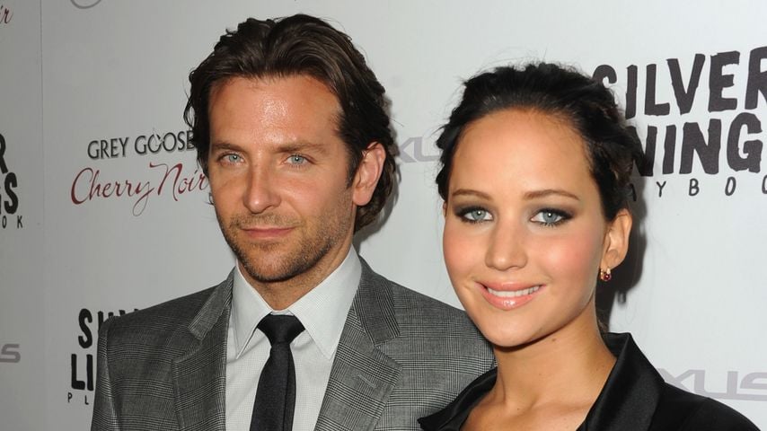 Bradley Cooper und Jennifer Lawrence bei der Premiere von "Silver Linings" im November 2012