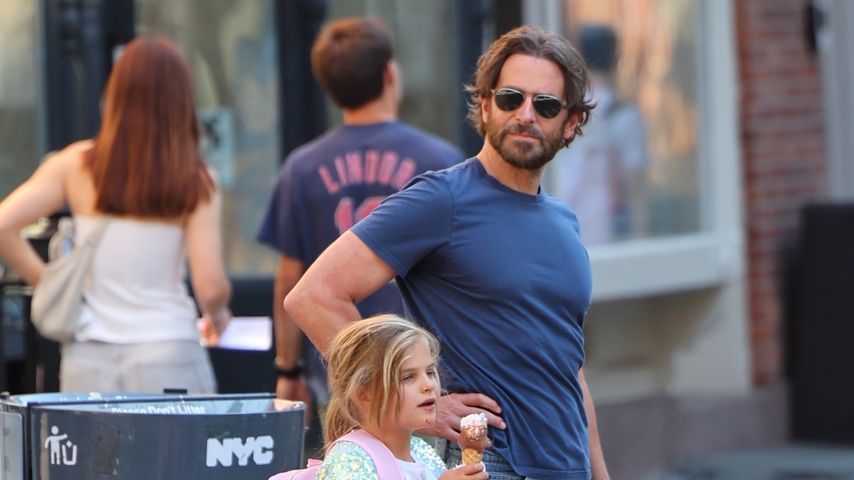 Bradley Cooper und Töchterchen Lea, September 2024