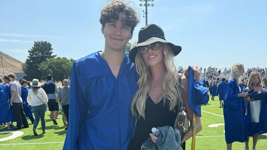 Brandi Glanville mit ihrem Sohn Jake
