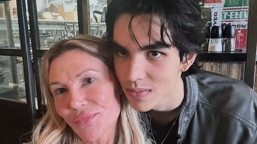 Brandi Glanville und ihr Sohn Mason
