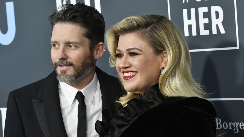 Brandon Blackstock and Kelly Clarkson, 2020