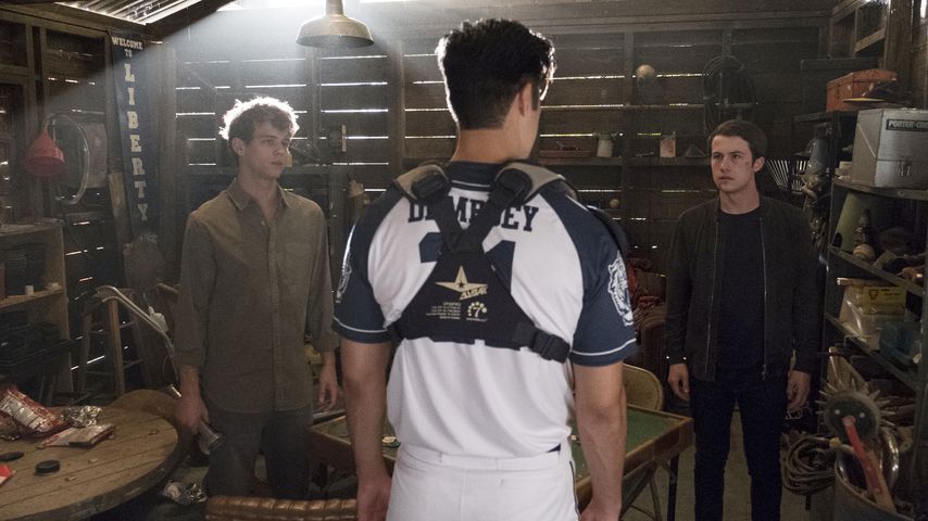 Brandon Flynn, Ross Butler und Dylan Minnette in "Tote Mädchen lügen nicht"