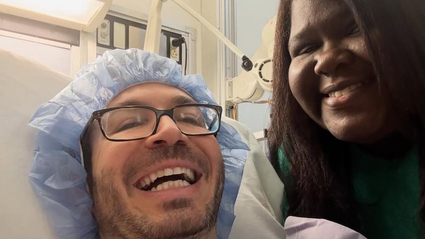 Brandon Frankel und seine Frau Gabourey Sidibe, Februar 2026
