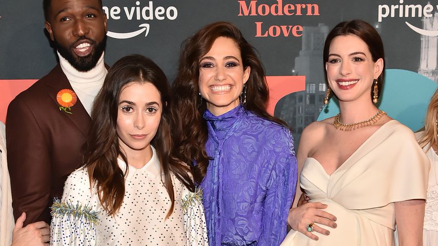 Brandon Kyle Goodman, Cristin Milioti, Emmy Rossum und Anne Hathaway, der Cast von "Modern Love"