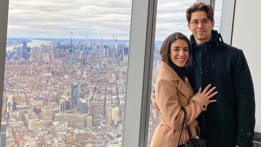 Brandon Larracuente mit seiner Frau Jazmin