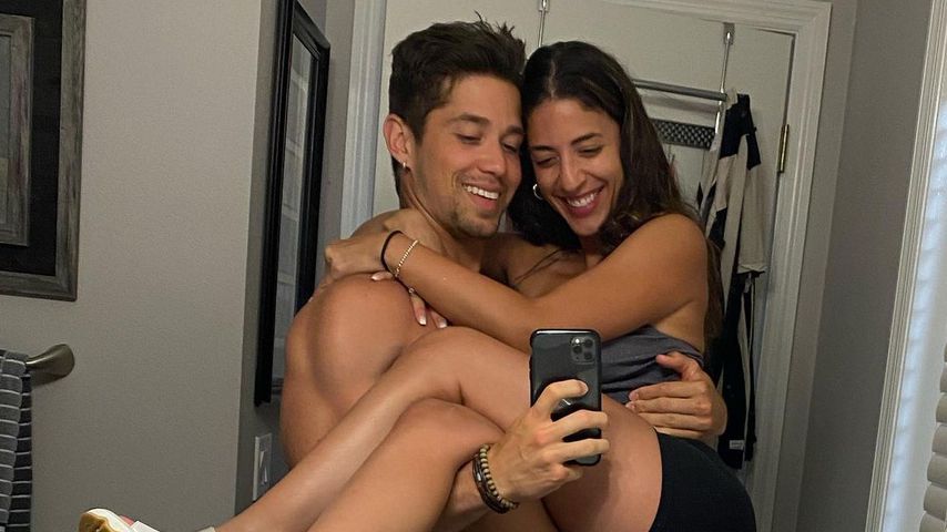 Brandon Larracuente mit seiner Frau Jazmin