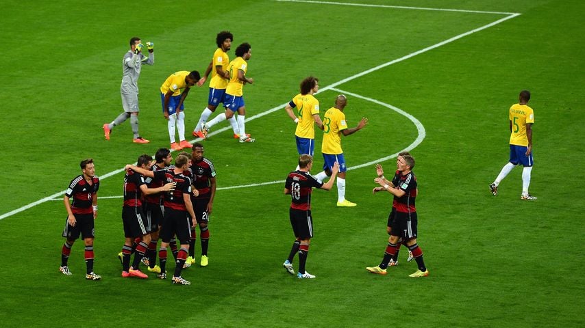 Brasilien gegen Deutschland bei der WM 2014
