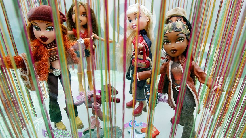 Bratz-Puppen im Schaufenster