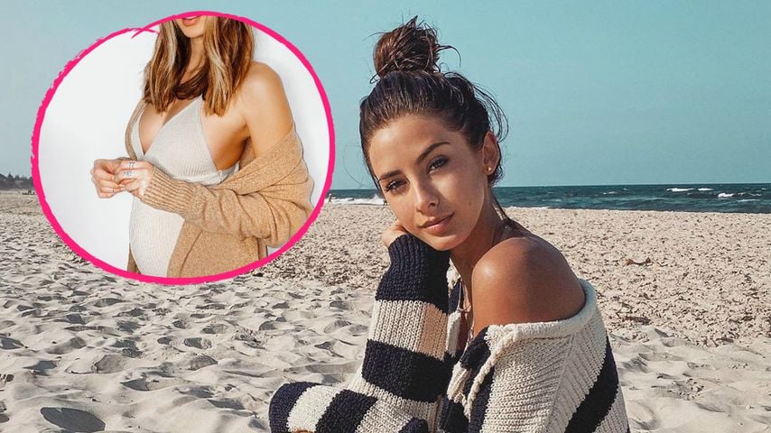 Schwangere Brenda Patea verzückt Fans mit Babybauchfoto