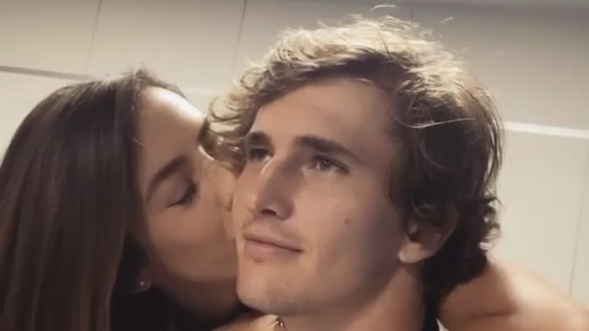 Brenda Patea und Alexander Zverev, Januar 2020