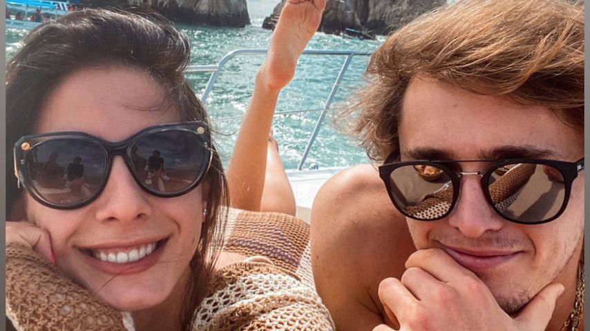 Brenda Patea und Alexander Zverev im November 2019