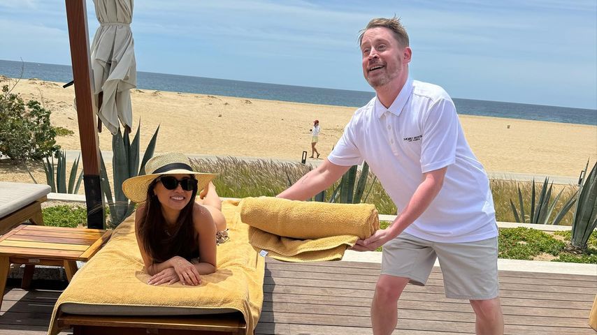 Brenda Song und Macaulay Culkin, 2024