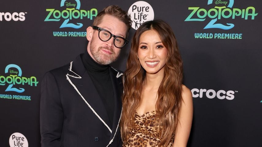 Brenda Song und Macaulay Culkin bei der Weltpremiere von "Zootopia 2" im El Capitan Theatre in Los Angeles, November 2025