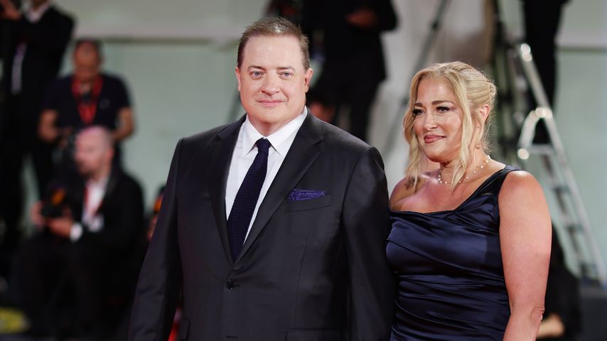 Brendan Fraser mit Jeanne Moore bei den Filmfestspielen von Venedig