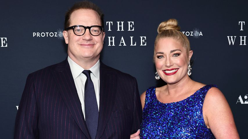 Brendan Fraser und seine langjährige Partnerin Jeanne Moore im November 2022