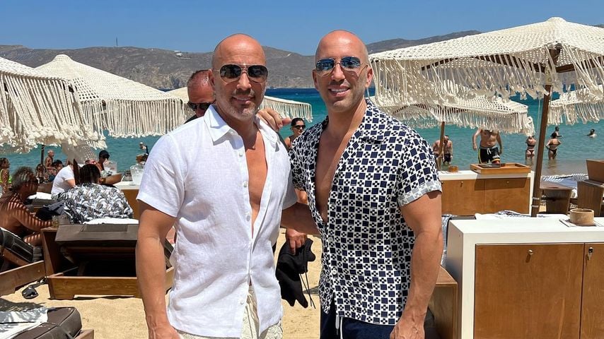 Brett und Jason Oppenheim auf Mykonos