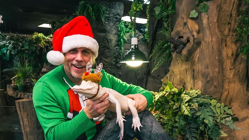 Brian Barczyk an Weihnachten