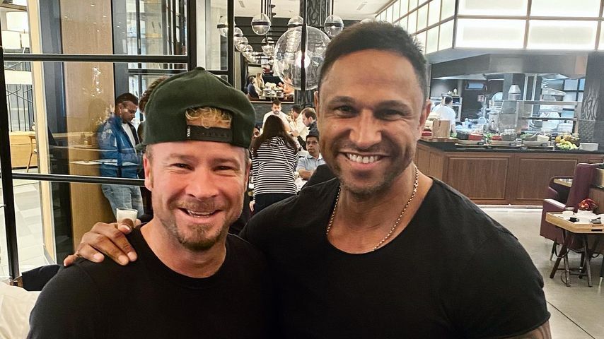 Alte Kollegen: Daniel Aminati trifft Backstreet-Boys-Brian!