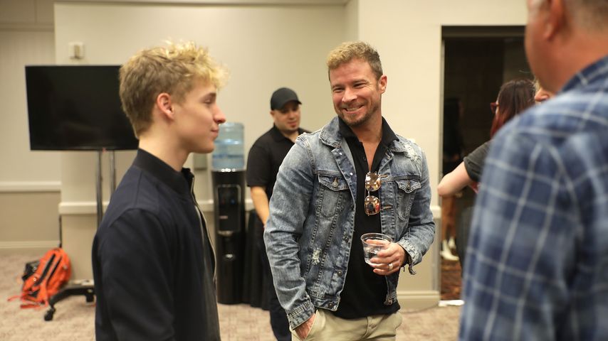 Brian Littrell und Baylee Littrell im April 2019 in Las Vegas