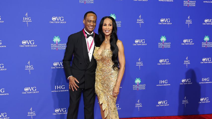 Brian Maillian und Beverly Johnson im Januar 2024