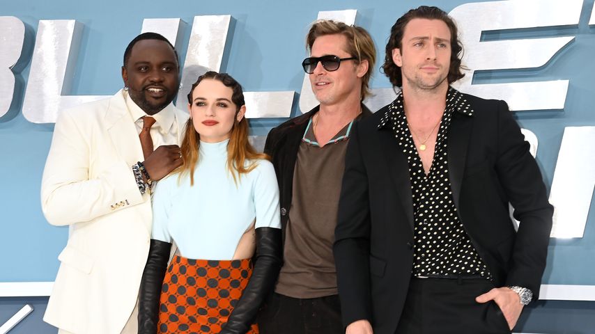 Brian Tyree Henry, Joey King, Brad Pitt und Aaron Taylor-Johnson