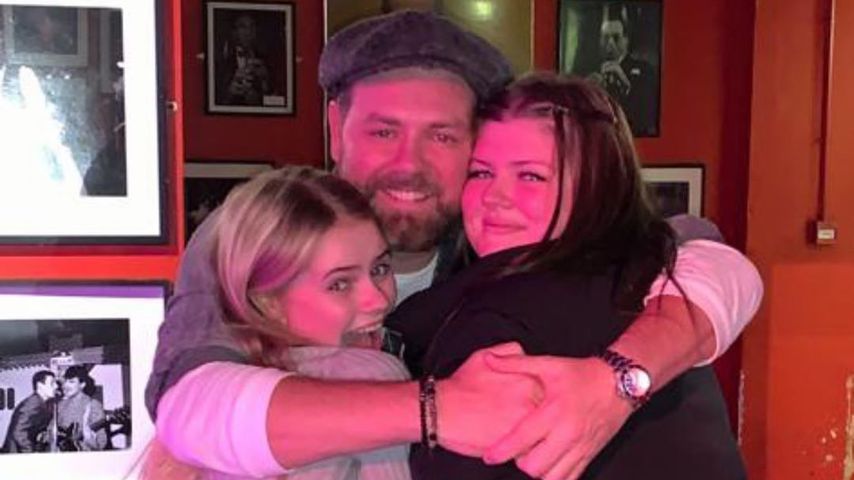 Brian McFadden mit seinen Töchtern Lilly und Molly