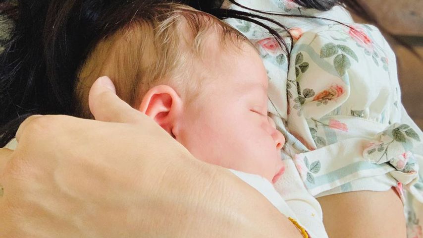 Brie Bella und ihr Sohn Buddy Dessert im September 2020