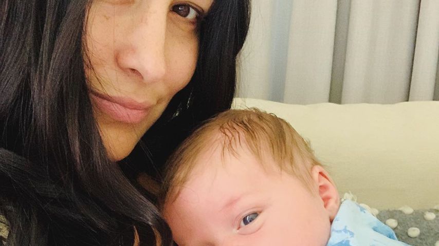 Brie Bella und ihr Sohn Buddy Dessert