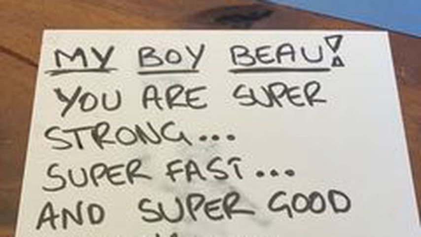 Brief von Robbie Williams zum Geburtstag seines Sohnes Beau