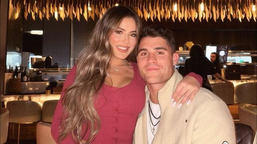 Brielle Biermann und Billy Seidl im April 2023
