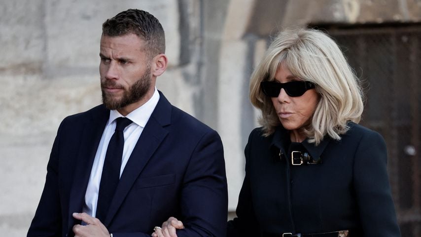 Brigitte Macron nimmt an Trauerfeier ohne ihren Mann teil