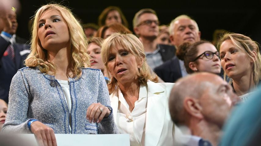 Brigitte Macron und ihre Töchter Laurence (l.) und Tiphaine