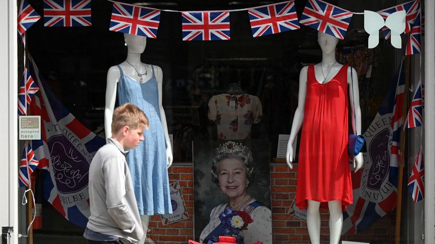 Vorbereitungen in London für das 70. Thronjubiläum der Queen