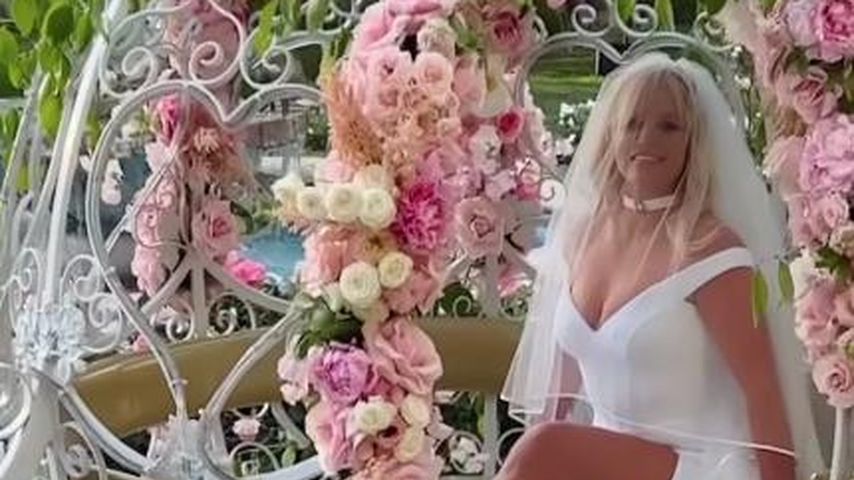 Britney Spears auf ihrer Hochzeit
