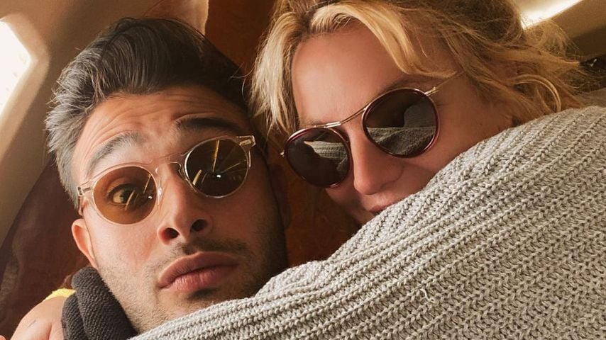 Britney Spears mit ihrem Freund Sam Asghari