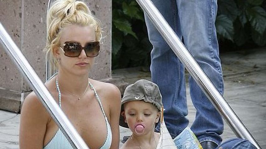 Britney Spears mit ihren Söhnen Sean und Jayden James Federline