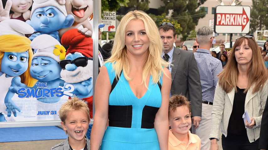 Britney Spears mit ihren Kindern Jayden und Sean, Juli 2013