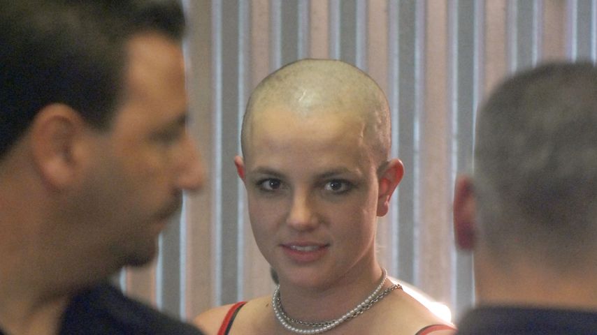 Britney Spears mit Glatze, 2007