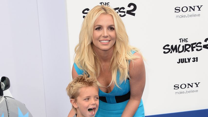Britney Spears und ihr Sohn Sean Preston im Jahr 2013