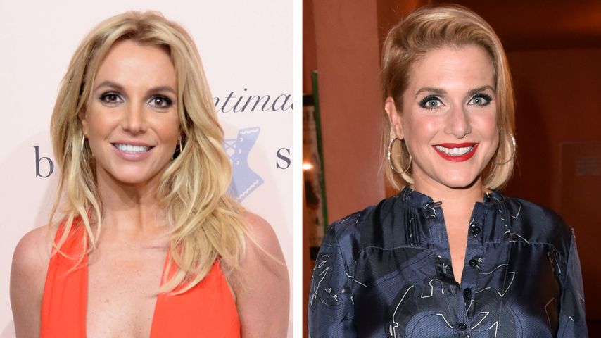 Britney Spears und Jeanette Biedermann als Collage