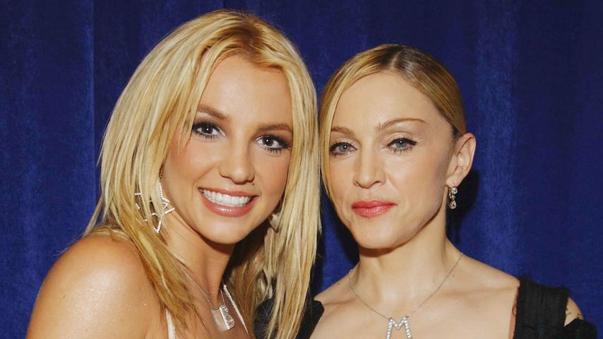 Britney Spears und Madonna im Jahr 2003