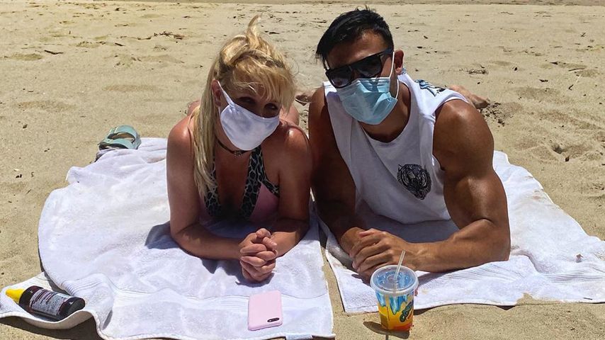 Britney Spears und Sam Asghari im Jahr 2020