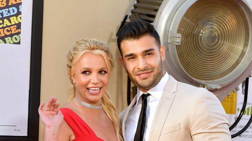 Britney Spears und Sam Asghari während eines Events