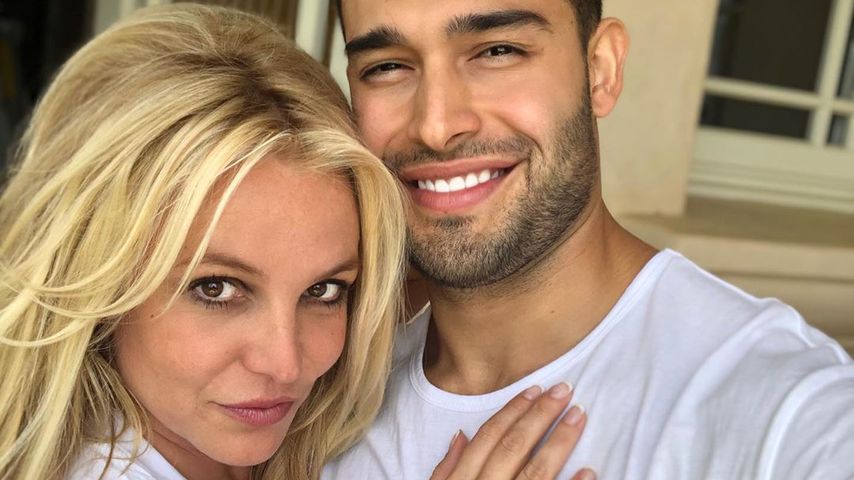 Sängerin Britney Spears und Sam Asghari