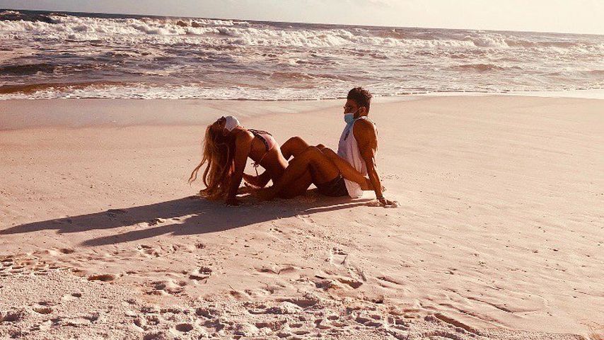 Britney Spears und Sam Asghari im Januar 2021