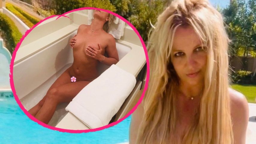 Nächste Stufe: Britney Spears rekelt sich nackt in Badewanne