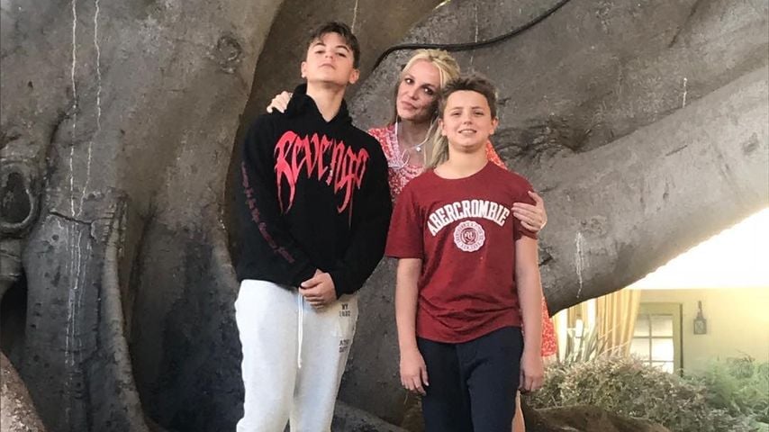 Britney Spears und ihre Söhne Jayden und Sean im November 2018