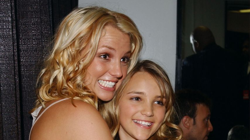 Britney Spears, Sängerin, mit Schwester Jamie Lynn Spears