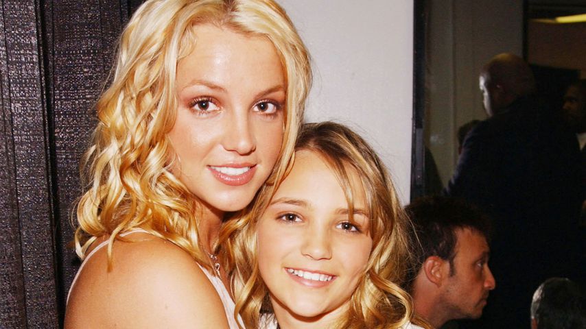Britney und Jamie Lynn Spears im April 2003 in Santa Monica
